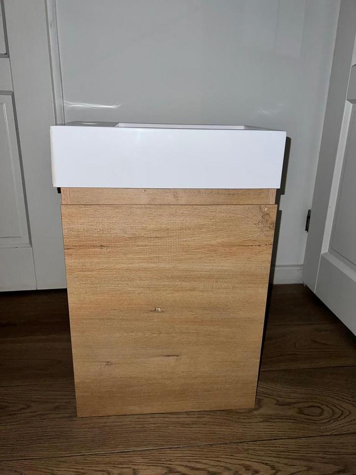 Toiletkastje - Malibu licht grenen, Doe-het-zelf en Verbouw, Sanitair, Zo goed als nieuw, Toilet, Ophalen of Verzenden