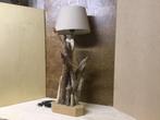 Leuke lamp van hout hoogte 66 cm, Ophalen, Nieuw, Hout, 50 tot 75 cm
