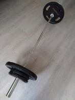 150cm halter voor thuis gym. 75kg, Ophalen, Gebruikt, Halterset