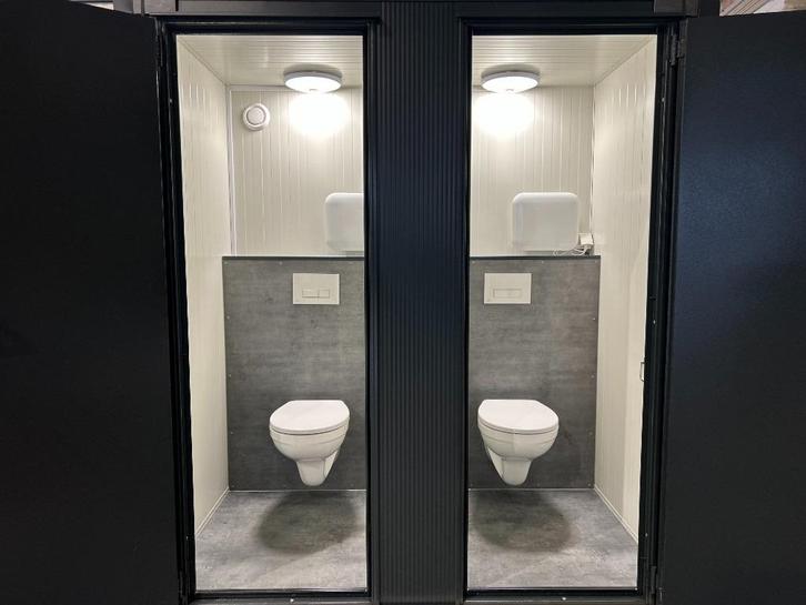 Dubbele toilet unit | 2-voudige toilet unit met hangtoilet, Doe-het-zelf en Verbouw, Sanitair, Nieuw, Toilet, Ophalen of Verzenden