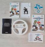 Mario Kart Wii Compleet met Stuur!, Online, 1 speler, Racen en Vliegen, Ophalen of Verzenden