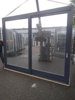 Kozijn met een schuifdeur hardhout 2 stuks, Ophalen, Schuifdeur, Glas, 120 cm of meer