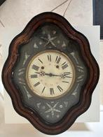 Franse 18th Ebonized Mother of Pearl wand klok (BH), Antiek en Kunst, Ophalen of Verzenden