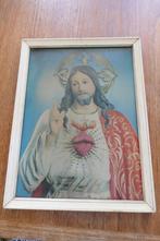 Schilderij van het Heilig Hart, Antiek en Kunst, Ophalen of Verzenden