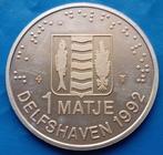 Penning Delfshaven 1 Matje - 1992, Postzegels en Munten, Nederland, Overige materialen, Verzenden