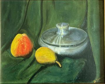 Stilleven van D. Scholtus - olieverf op paneel - 22 x 27 cm beschikbaar voor biedingen