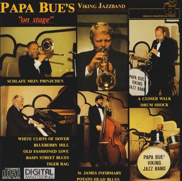 Papa bues viking jazzband – on stage cd cdttd 511, Verzenden, 1980 tot heden, Zo goed als nieuw, Jazz