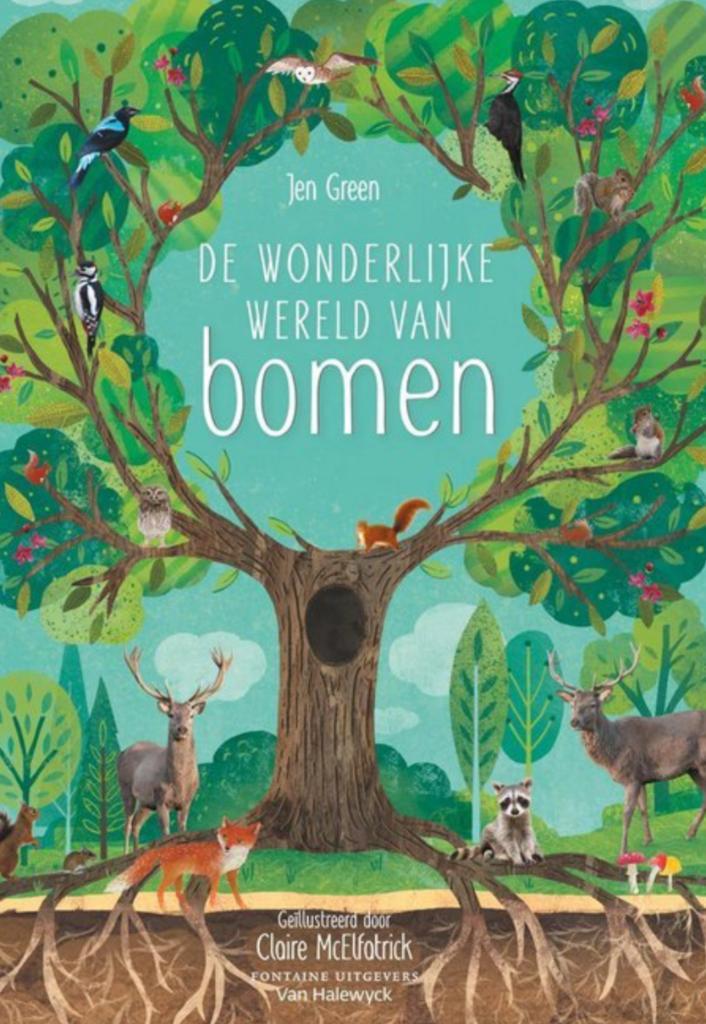 De wondere wereld van bomen Jen Green, Boeken, Kinderboeken | Jeugd | 13 jaar en ouder, Zo goed als nieuw, Non-fictie, Ophalen of Verzenden
