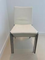 4x B&B Italia Maxalto Alma' Stoelen - Opknapper met Potentie, Huis en Inrichting, Stoelen, Ophalen, Metaal, Gebruikt, Wit