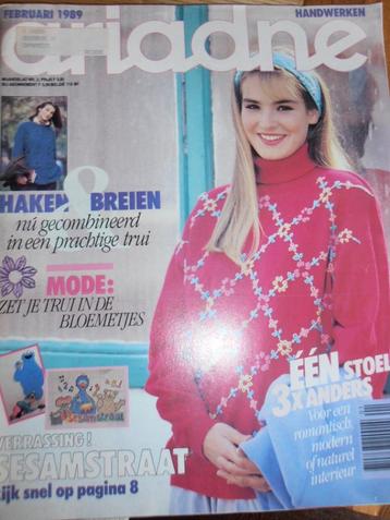 Ariadne handwerken februari 1989 Sesamstraat beschikbaar voor biedingen