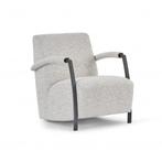 Montel Suzy Linnen fauteuil nieuw in verpakking, Nieuw, 75 tot 100 cm, Metaal, 50 tot 75 cm