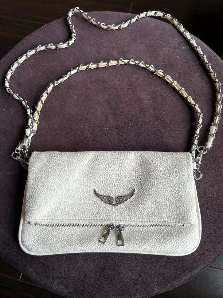 Zadig en Voltaire look a like, Sieraden, Tassen en Uiterlijk, Tassen | Damestassen, Nieuw, Handtas, Wit, Ophalen of Verzenden