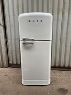 Smeg koelkast wit A+ met ijsblokjes maker, 200 liter of meer, Verzenden, 60 cm of meer, Met aparte vriezer