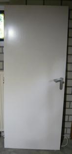 binnendeur cremekleurig in goede staat met deurslot, Ophalen, Gebruikt, 80 tot 100 cm, Binnendeur
