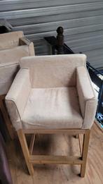 Set van 4 eetkamerkrukken, Ophalen, Gebruikt, Met voetsteun, 90 cm of meer
