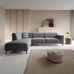 Te koop: mooie grijze hoekbank, Ophalen, 250 tot 300 cm, Hoekbank, 75 tot 100 cm