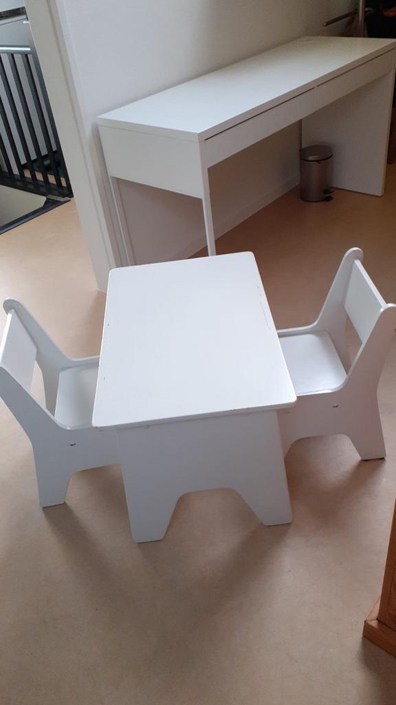 Houten Kinder Tafel en Stoeltjes Set, Kinderen en Baby's, Kinderkamer | Tafels en Stoelen, Gebruikt, Tafel(s) en Stoel(en), Ophalen