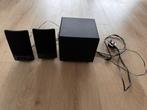 3 delig Altec Lansing BXR1121 PC Luidspreker systeem Zwart, Audio, Tv en Foto, Gebruikt, Minder dan 60 watt, Front, Rear of Stereo speakers