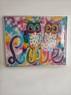 Uiltjes Love schilderij, Nieuw, Ophalen of Verzenden, Schilderij, Minder dan 50 cm