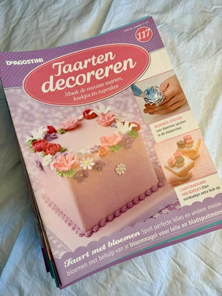 Taarten Decoreren tijdschriften 1 t/m 117, Boeken, Tijdschriften en Kranten, Zo goed als nieuw, Ophalen of Verzenden