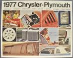 1977 Chrysler Plymouth Brochure USA, Boeken, Auto's | Folders en Tijdschriften, Gelezen, Verzenden