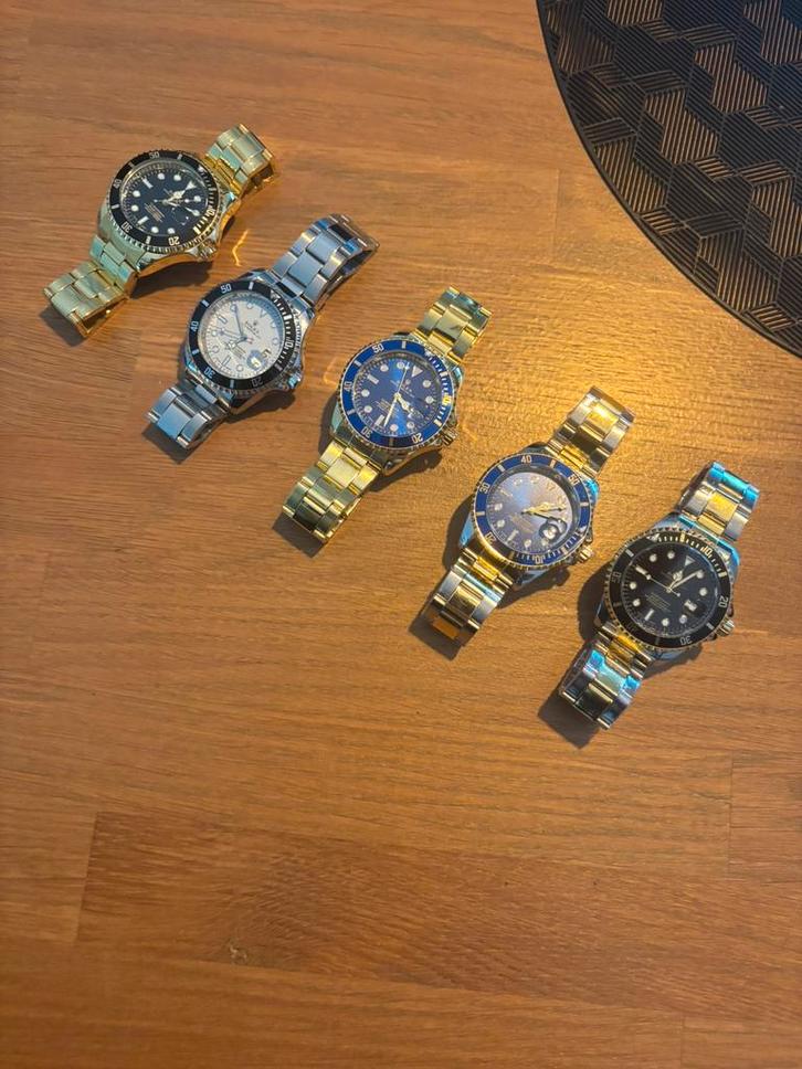 Submariner Te Koop!, Sieraden, Tassen en Uiterlijk, Horloges | Heren, Nieuw, Polshorloge, Rolex, Staal, Staal, Ophalen of Verzenden