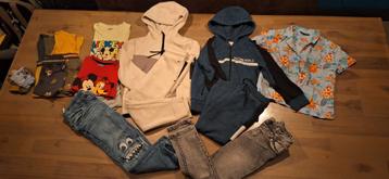 Mooi kledingpakket jongen maat 110 beschikbaar voor biedingen
