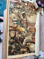 Schoolplaat De middeleeuwse stad ( restauratie object), Ophalen