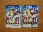 Decemberzegels 2000 - 2x  NVPH 1933 Gestempeld, Ophalen of Verzenden, Na 1940, Gestempeld