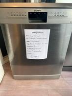 Siemens rvs vaatwasser 60cm. Bezorgd en garantie., Minder dan 85 cm, Voorspoelprogramma, 60 cm of meer, Minder dan 10 liter