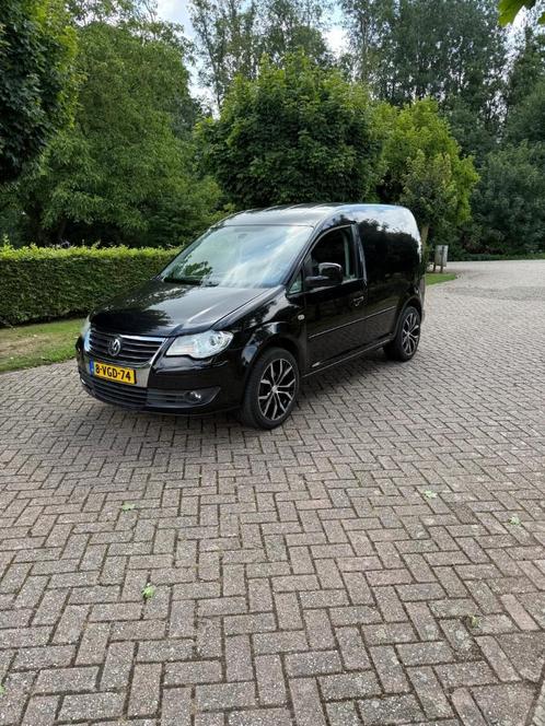 Volkswagen Caddy 1.9 TDI 77KW Bestel zwart 2010 Touran front, Auto's, Bestelauto's, Bedrijf, Te koop, ABS, Airbags, Airconditioning