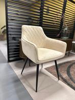 Kuipstoel - velvet kuipstoel - eetkamerstoel velours, Ophalen, Overige kleuren, Nieuw, Stof