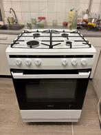 Witte Fornuis met Elektrische Oven Inventum - Schoon en Goed, Ophalen, Gebruikt, Minder dan 85 cm, 4 kookzones