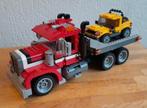 Lego Creator Vrachtwagen met Auto set 7347, Ophalen of Verzenden, Zo goed als nieuw, Complete set, Lego