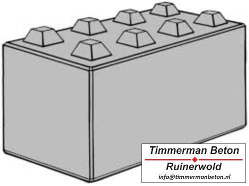 Megablok, Legoblokken, Bunker, Stapelblok, Silo, Betonblok, Tuin en Terras, Tegels en Klinkers, Overige typen, Beton, Verzenden