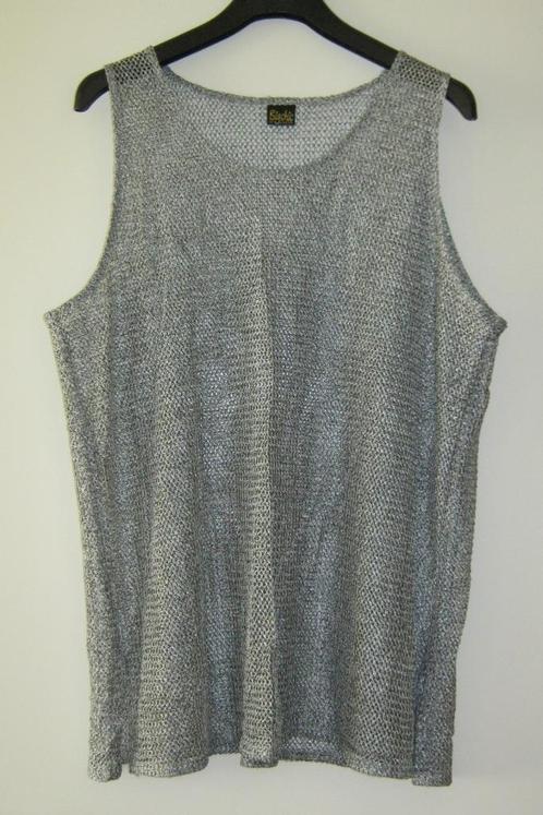 NIEUWE zilverkleurige top van Big Chic by Jagro, maat XL/XXL, Kleding | Dames, Tops, Nieuw, Maat 46/48 (XL) of groter, Overige kleuren