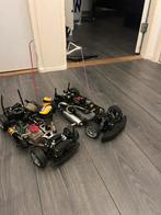 2 rc nitro autos 1/10, Ophalen, Nitro, Auto offroad