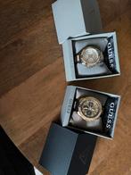 Mooie dames en heren guess horloge, Ophalen, Zo goed als nieuw, Staal, Guess