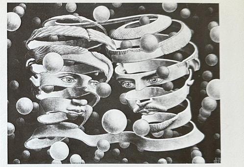 0134  M.C.ESCHER ~ band zonder einde , Verzamelen, Ansichtkaarten | Themakaarten, Ongelopen, 1980 tot heden, Overige thema's, Verzenden