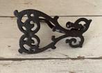 Vintage Franse gietijzeren kapstokhaak hartvormig, Huis en Inrichting, Woonaccessoires | Kapstokken, Gebruikt, Wandhaken, Ophalen of Verzenden