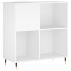 NIEUW | Platenkast 84,5 x 38 x 89 cm houw wit! GRATIS BEZORG, Verzenden, Nieuw
