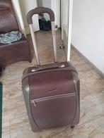 Mooie bruine koffer met wieltjes, Ophalen, Overige materialen, Wieltjes, Gebruikt