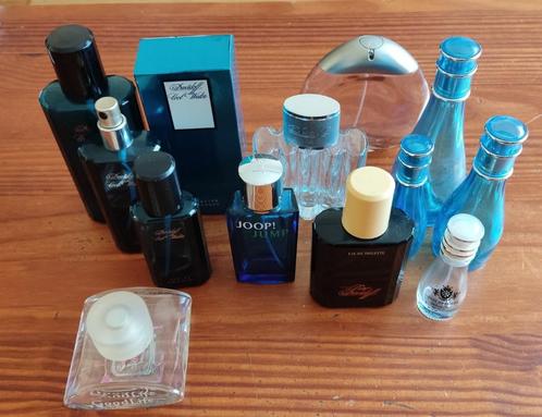 Verzameling lege parfumflesjes Davidoff, Verzamelen, Parfumverzamelingen, Gebruikt, Parfumfles, Ophalen of Verzenden