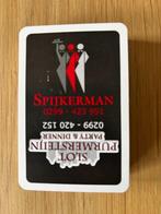 kaartspel met reclame van Spijkerman/Slot Purmersteijn/NIEUW, Ophalen of Verzenden, Nieuw