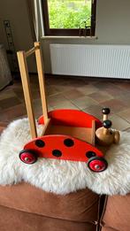 Leuk houten loopwagentje van Janbibejan, Kinderen en Baby's, Ophalen, Gebruikt, Duw- of Trekspeelgoed