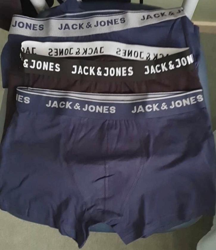 3 Jack en Jones en 1 Replay mooi Boxers. Maat S,L. Nieuw!, Kleding | Heren, Ondergoed, Boxer, Blauw, Ophalen of Verzenden