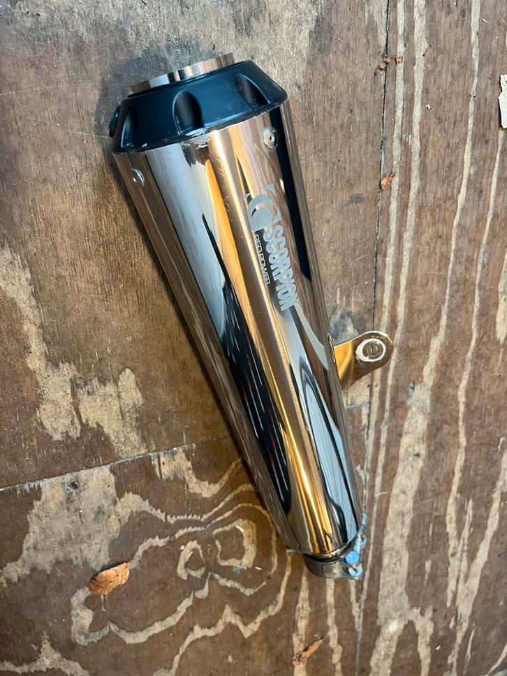 Set Scorpion uitlaat demper Royal enfield Interceptor 650, Motoren, Accessoires | Overige, Zo goed als nieuw, Ophalen of Verzenden