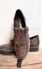Footnotes - Mooie leren brogues maat 36,5H - Nieuw €170, Schoenen met lage hakken, Bruin, Nieuw, Ophalen of Verzenden
