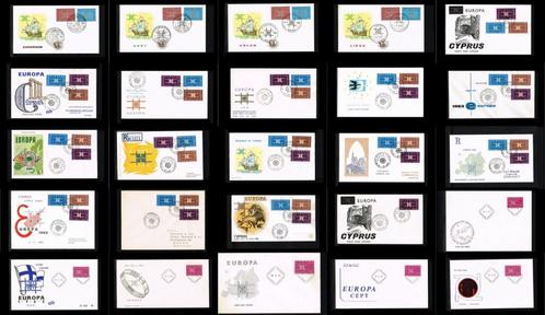 Uitzoeken FDC's Europa CEPT 1963 t/m 1965, Postzegels en Munten, Postzegels | Eerstedagenveloppen, Onbeschreven, Europa, Ophalen of Verzenden