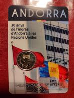 Andorra 2 euro 2023 BU 30 j lidmaatschap U.N., Postzegels en Munten, Munten | Europa | Euromunten, 2 euro, Setje, Ophalen of Verzenden